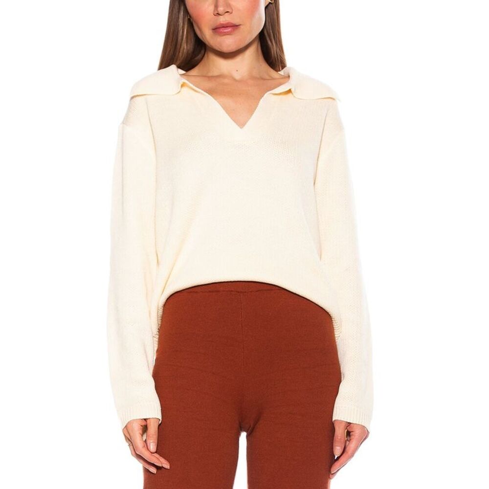 Alexia Admor Womens  Evander Shirt, Beige